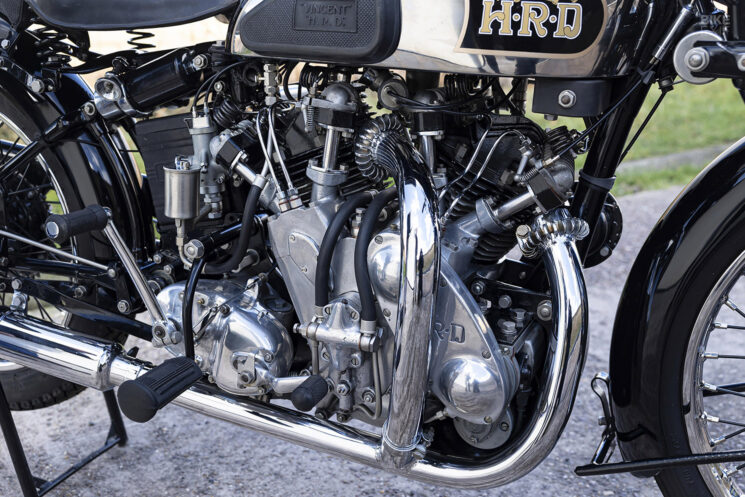 1938 Vincent Series-A Rapide Motorcycle Engine