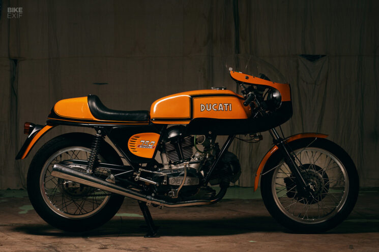 1972 Ducati 750 Sport 'Z Stripe' at Moto Borgotaro