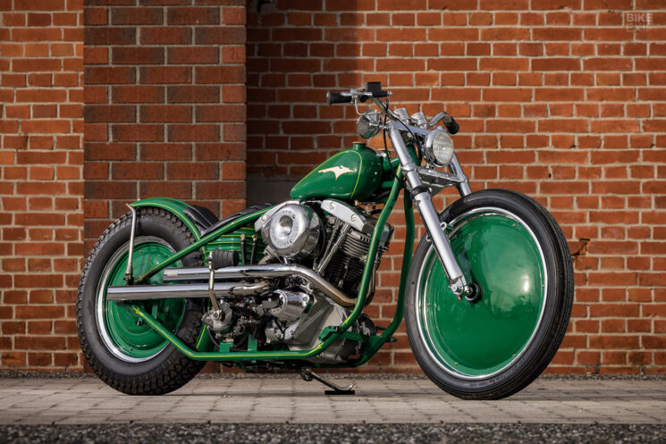 1973 Harley Shovelhead hardtail by Fatech, Japan