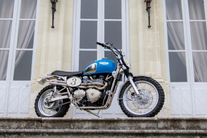 Customized 2016 Triumph Bonneville, ISDT style
