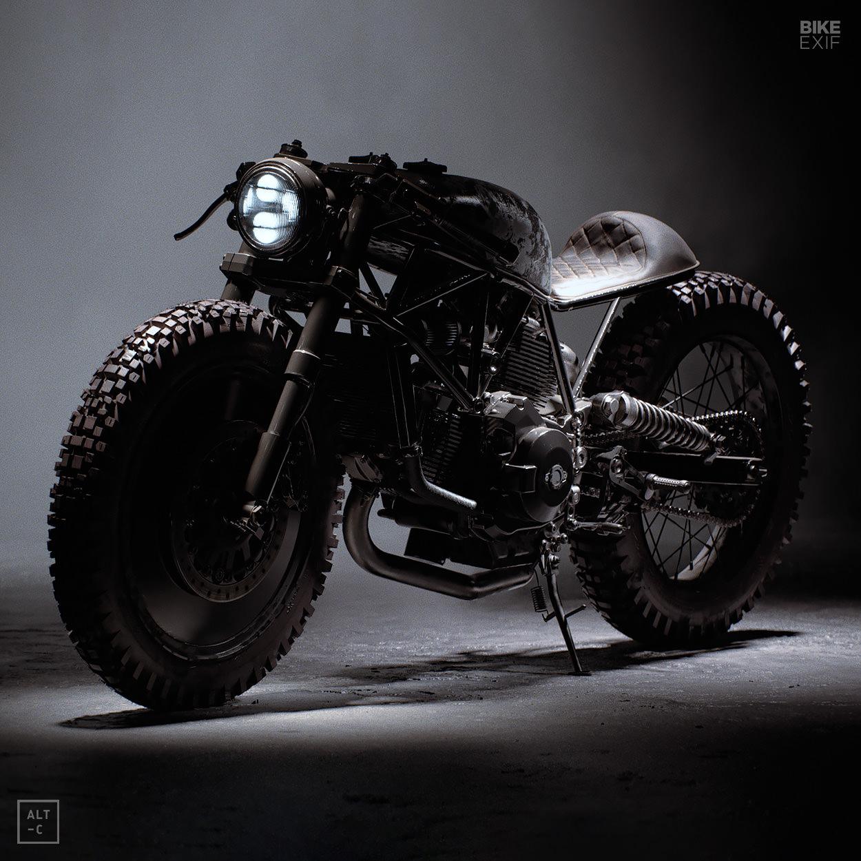 The Batman motorcycle design by Ash Thorp