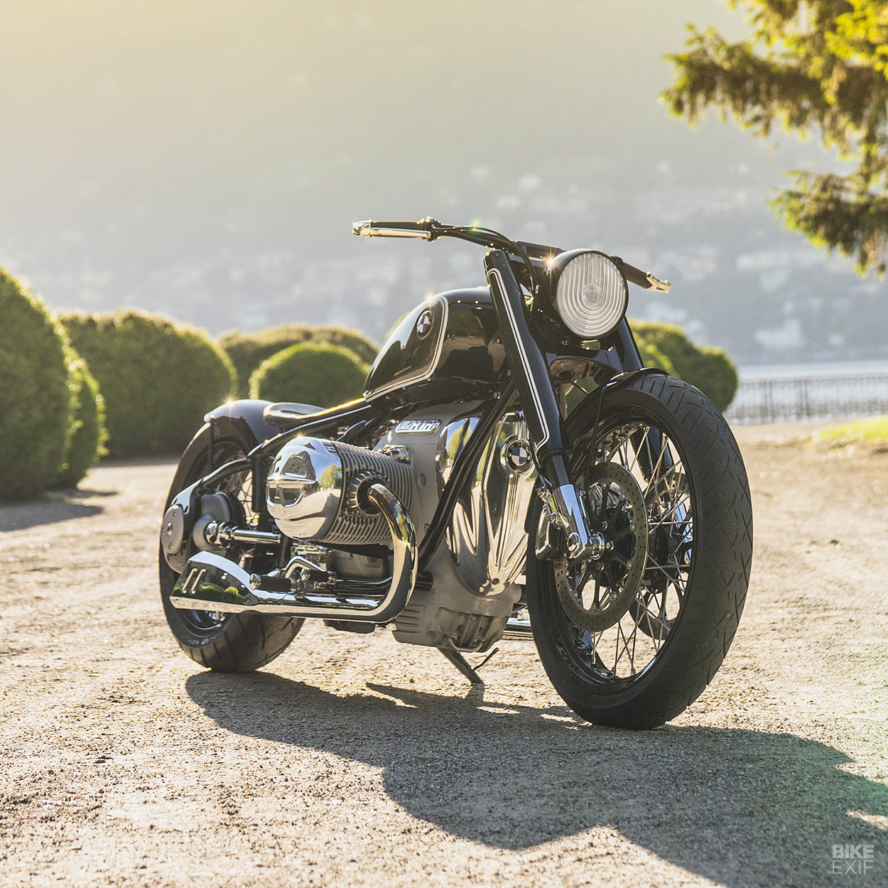 The BMW Concept R18 motorcycle, star of the 2019 Concorso d'Eleganza at Villa d'Este