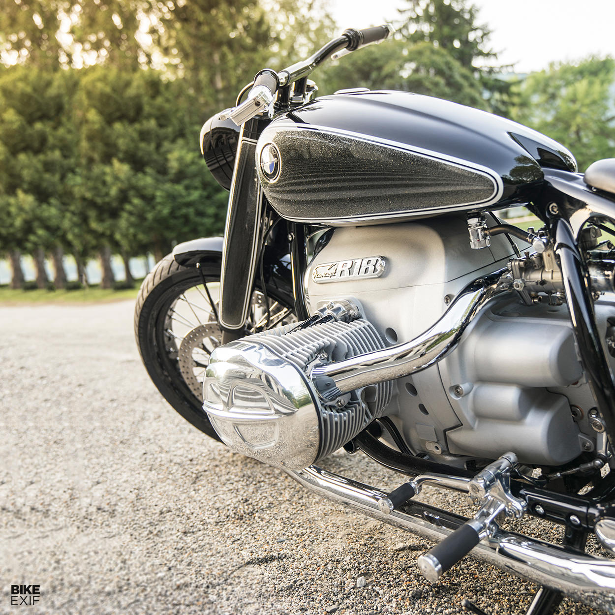 The BMW Concept R18 motorcycle, star of the 2019 Concorso d'Eleganza at Villa d'Este