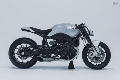 Neo-futuristic BMW R nineT café racer
