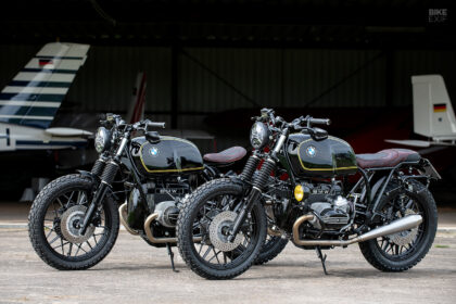 Matching BMW R100 scramblers by HB-Custom