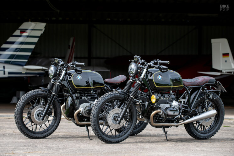 Matching BMW R100 scramblers by HB-Custom