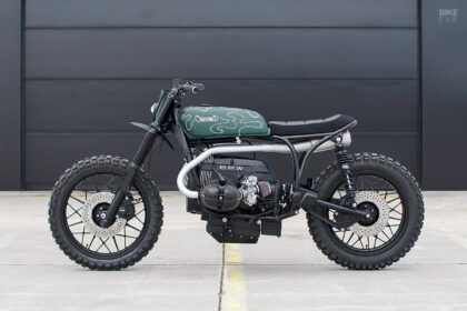 BMW boxer scrambler by Crooked Motorcycles