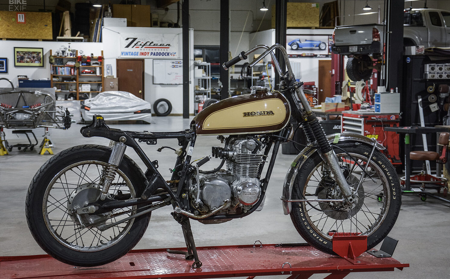 Bike EXIF Honda CB550F Tracker Build