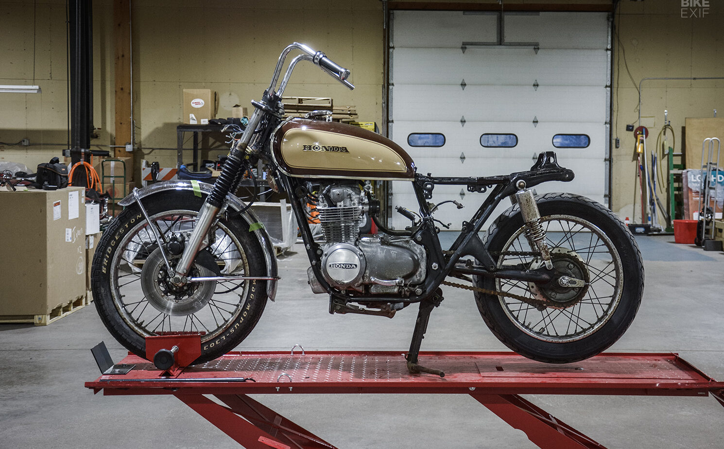 Bike EXIF Honda CB550F Tracker Build