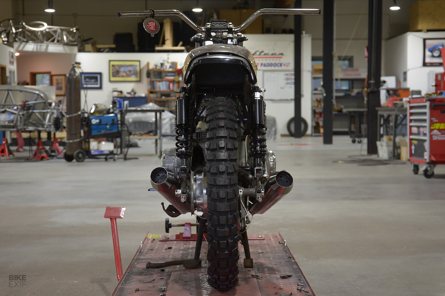 Honda CB550 Custom Exhaust