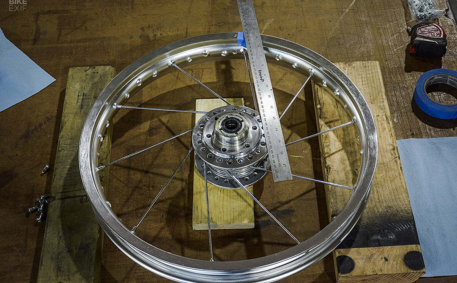Lacing Motorcycle Wheels
