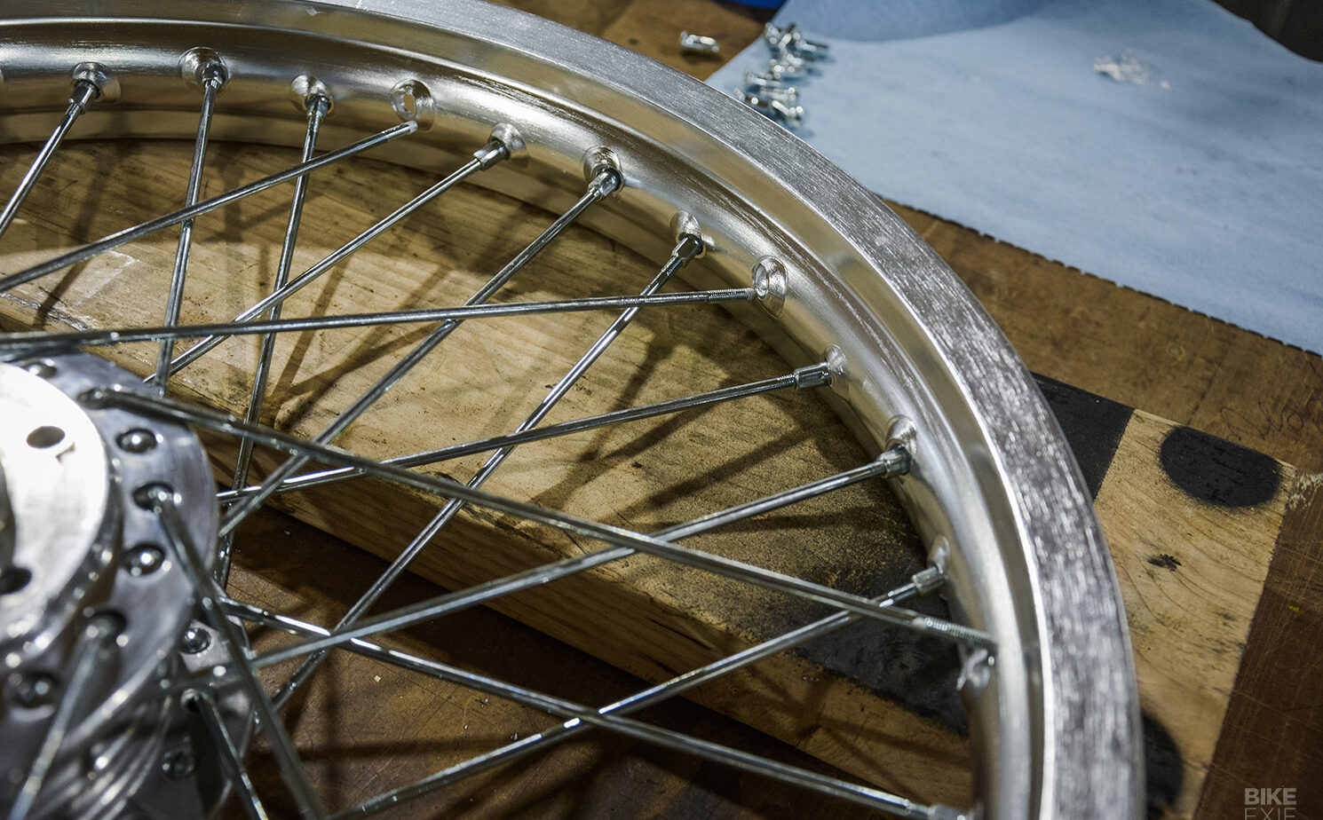 Lacing Motorcycle Wheels