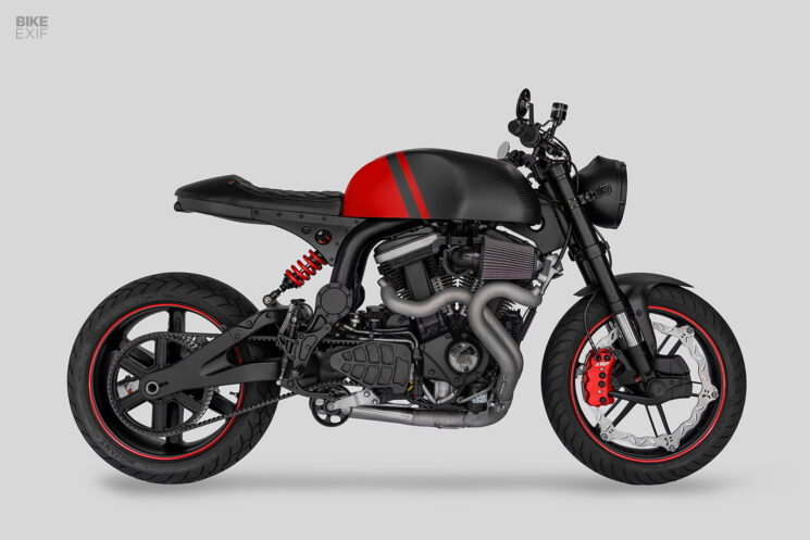 V-Speed custom Buell XB12 conversion by Revision Moto
