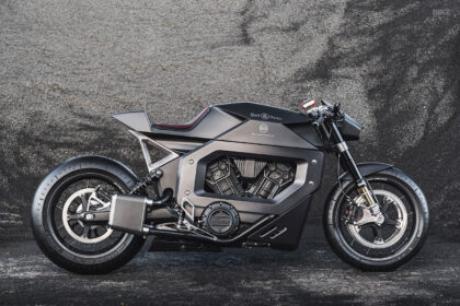 Custom Indian Scout by Blacktrack Motors and Bell & Ross watches