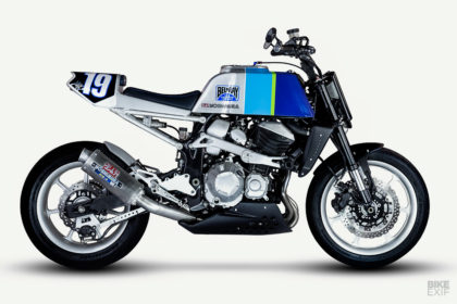 Rocket ship: An 80s-style Kawasaki Z800 from Smoked Garage