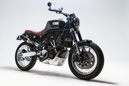 Custom KTM 950 SM by Smoked Garage of Bali