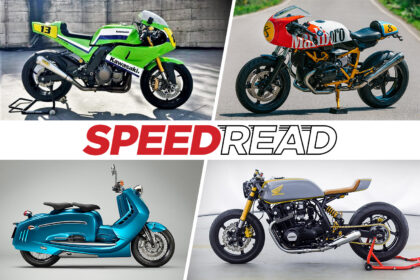 The latest custom motorcycles, café racers, and scooters.
