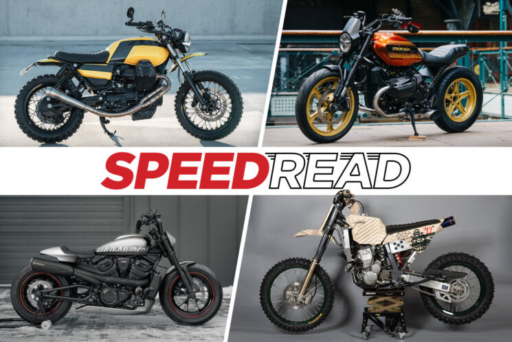 The latest custom roadsters, scramblers, desert sleds, and power cruisers