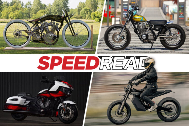 The latest hand-built motorcycles, bobbers, baggers, and electric bikes
