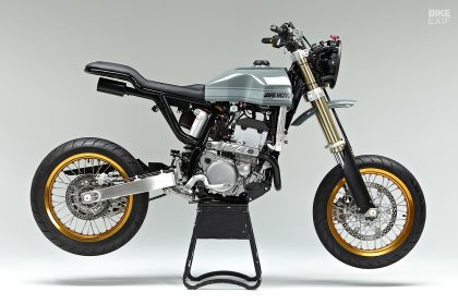 A Suzuki DR-Z400SM built for NYC streets by Jane Motorcycles