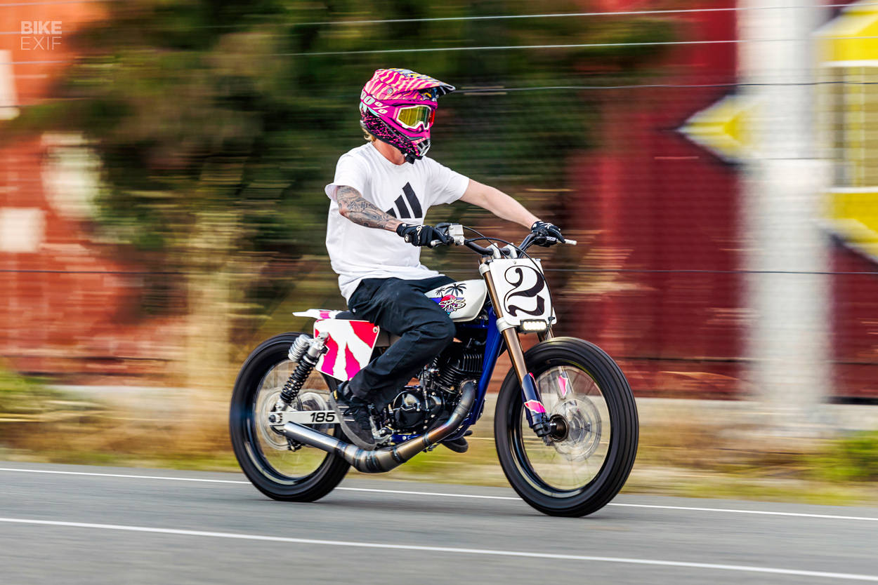 Suzuki TS185 street tracker by SPKS Lab