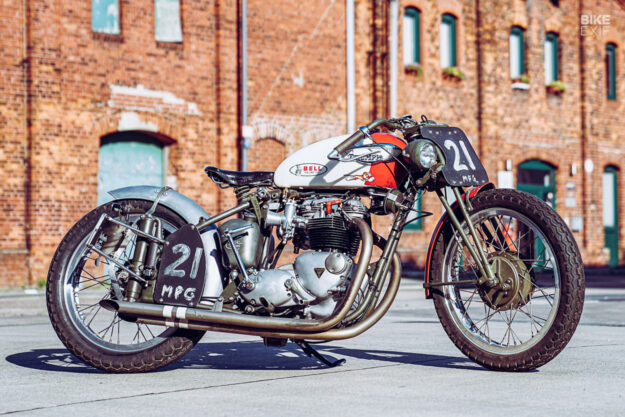 Custom TriBSA motorcycle by Thorsten Schlesinger