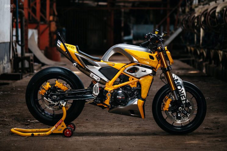Custom TVS Apache RTR 310 by Smoked Garage