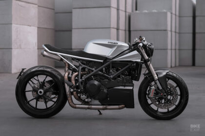 Custom Ducati 848 Evo cafe racer by Motocrew