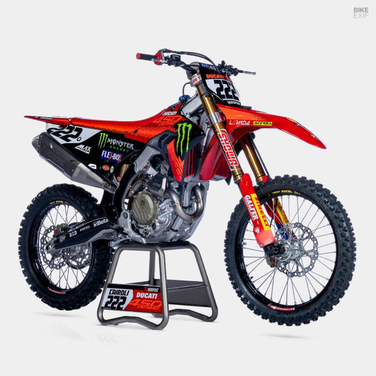 Ducati Desmo450 MX motocross bike