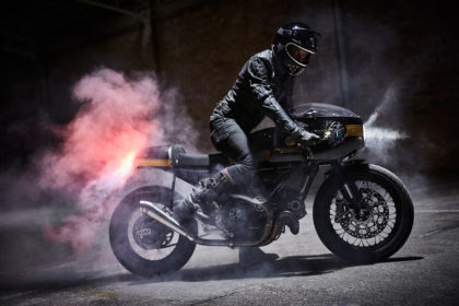 The Ducati Strada 800 cafe racer by Fuel Bespoke Motorcycles