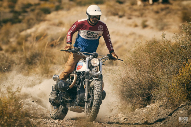 The Spanish workshop Fuel turns the BMW R nineT into a desert sled