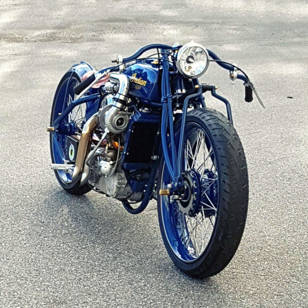 200 bhp turbocharged Indian Scout by Fullhouse Garage