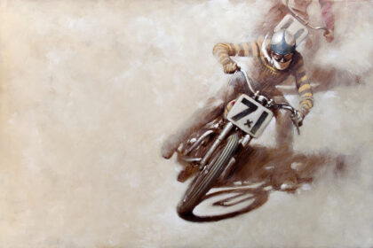 Hans Sures Triumph Motorcycle Art