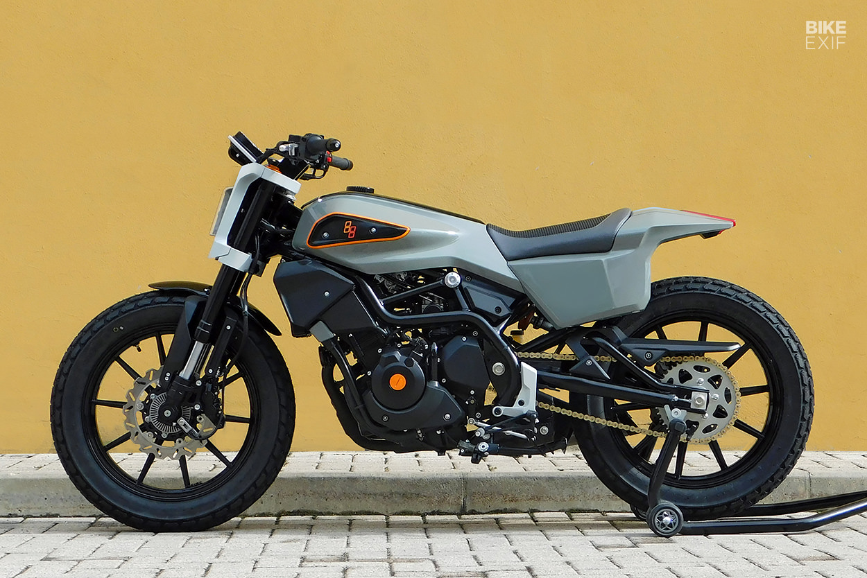 XR338 street tracker concept by Engines Engineering