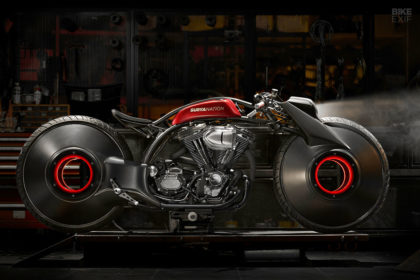 Custom Harley-Davidson Softail 'neo board tracker' by Smoked Garage