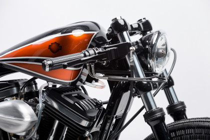 Harley Sportster 48 motorcycle built by Australia’s first communal motorcycle workshop, The Kustom Kommune.