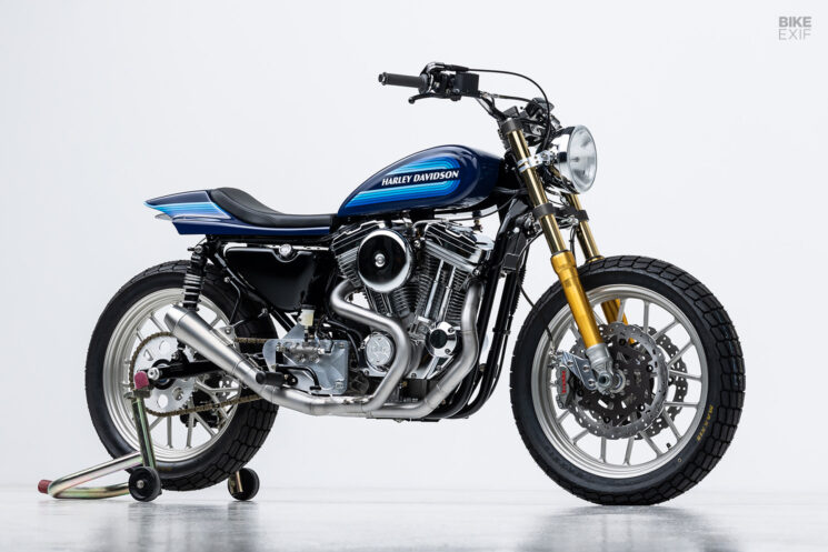 Harley Sportster 883 street tracker by Mule Motorcycles