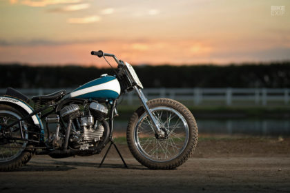 Bill Bryant's Harley WLA flat track racer