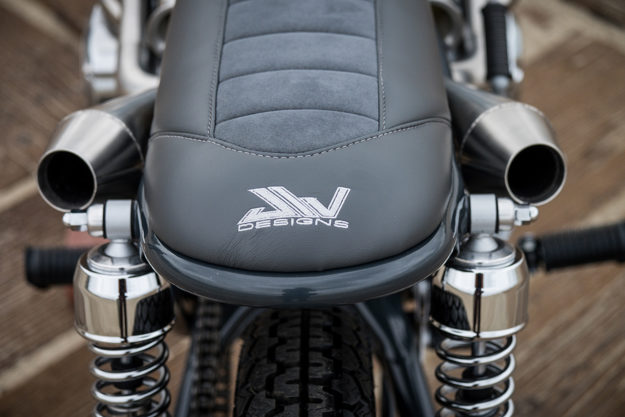 Justin Webster’s Honda CB550 street scrambler