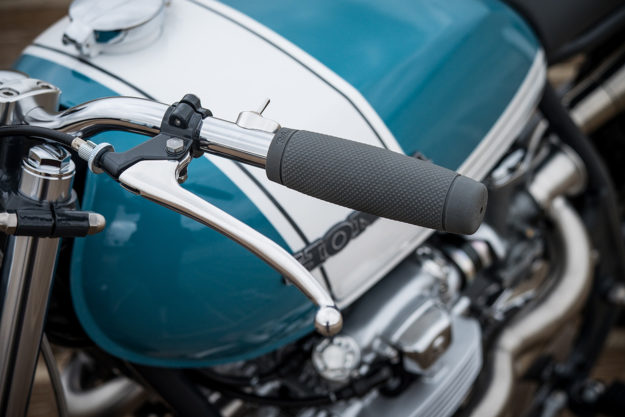 Justin Webster’s Honda CB550 street scrambler