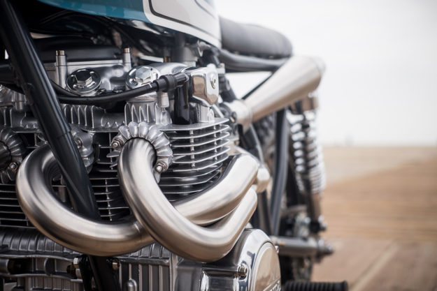 Justin Webster’s Honda CB550 street scrambler