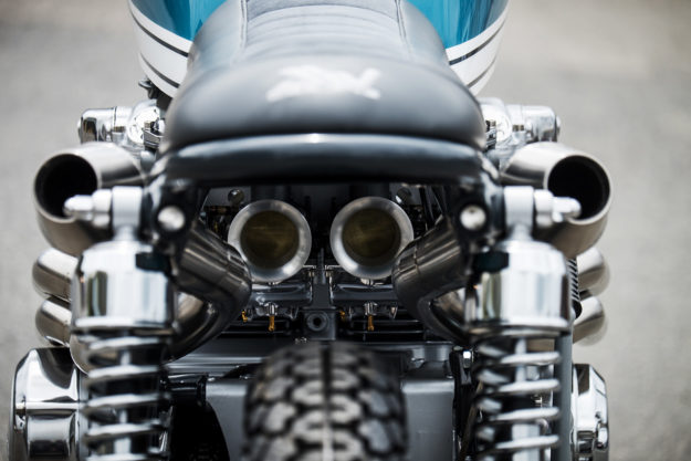 Justin Webster’s Honda CB550 street scrambler