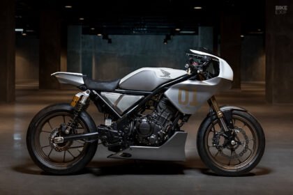 Honda CL250 café racer by Bunker Custom Cycles