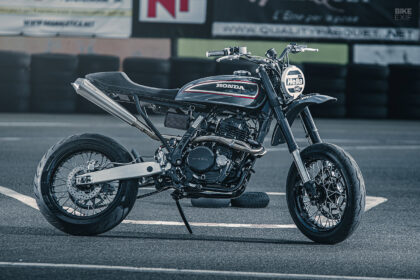 Honda Dominator supermoto by Hardcore Division