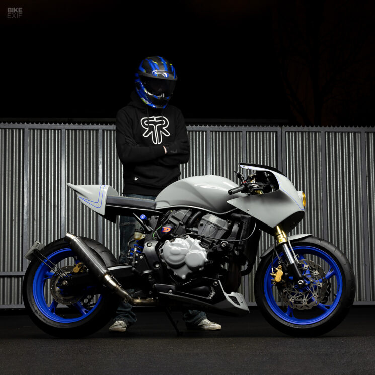 Honda Hornet café racer by Seb Kustom Motorcycle