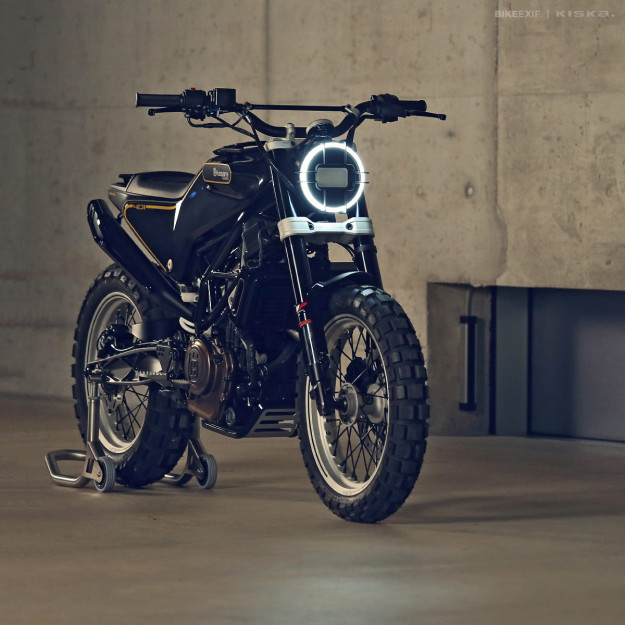 The Husqvarna 401 Svart Pilen 'Black Arrow' motorcycle concept.