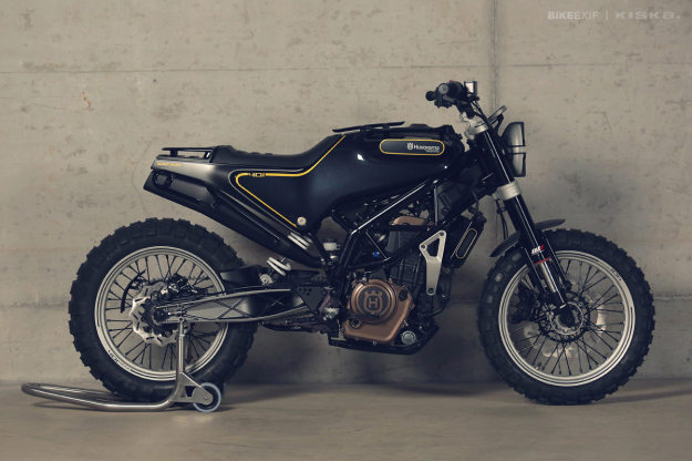 The Husqvarna 401 Svart Pilen 'Black Arrow' motorcycle concept.