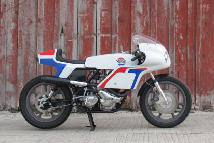 Smoking: A homage to the classic John Player Norton Commando, by Union Motorcycle Classics