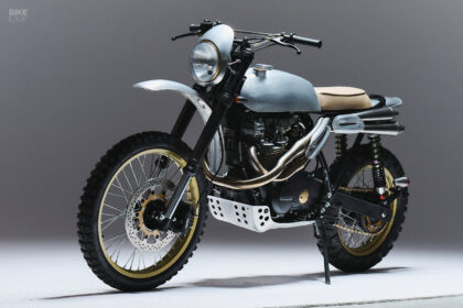 Kawasaki KZ750 scrambler by Easter Spirit, Poland