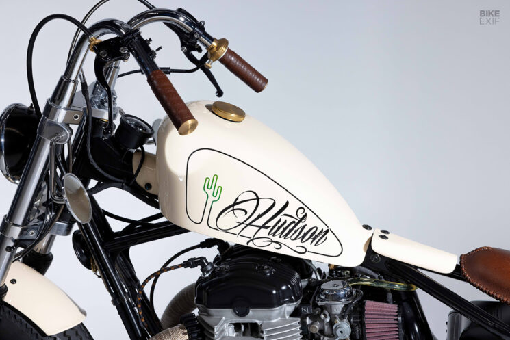 Kawasaki W650 hardtail bobber by Deus ex Machina